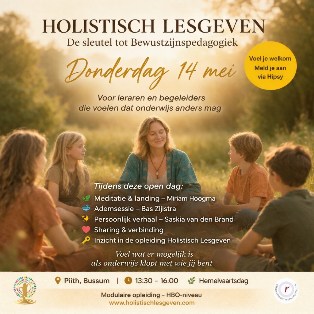 Open dag Holistisch Lesgeven 14-5-26 Bussum